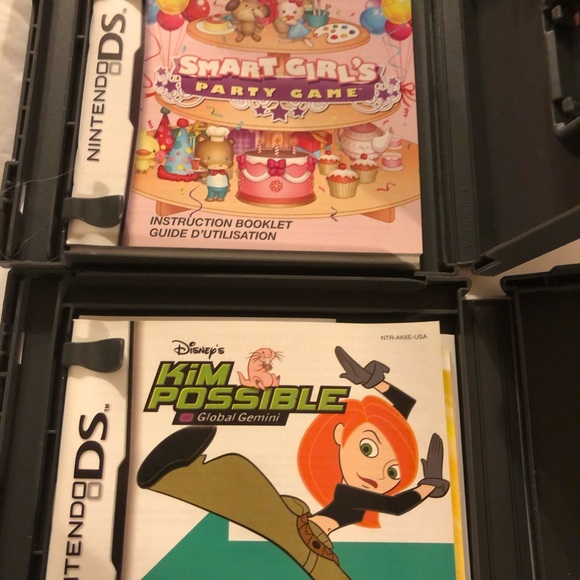 4 empty Nintendo DS Cases and manuals only Kim Possible Girl’s Party game ATV - Picture 6 of 9